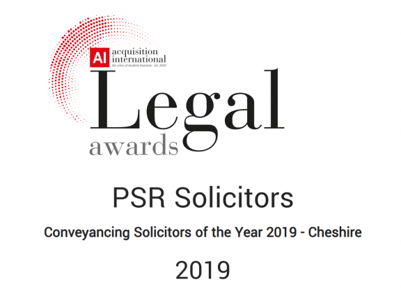 Conveyancing Solicitors Of The Year 2019